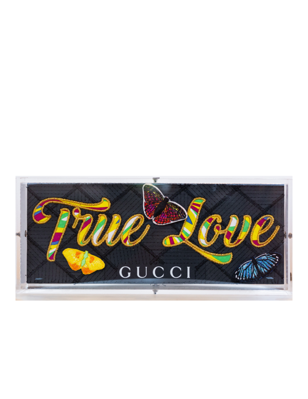 Small Rectangular Black Gucci True Love (SWSR1) Sale