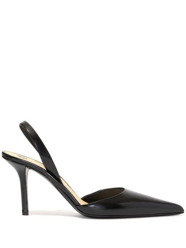 Slash Slingback Pumps in Spazzolato Leather Online