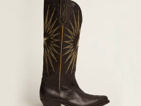 Wish Star Tall Boot - Black Sale