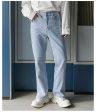 Side Slit Slim Fit Jeans on Sale