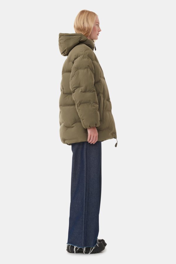 Ganni - Soft Puffer Midi Jacket Online now