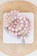 Pink Edison Pearl Bracelet (y10389b) Online now