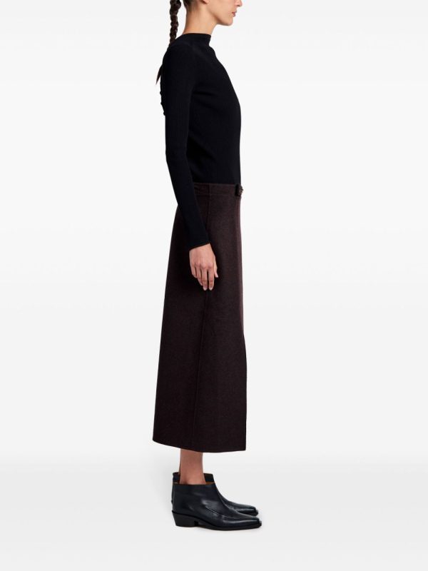 Adrian Skirt in Hickory For Cheap