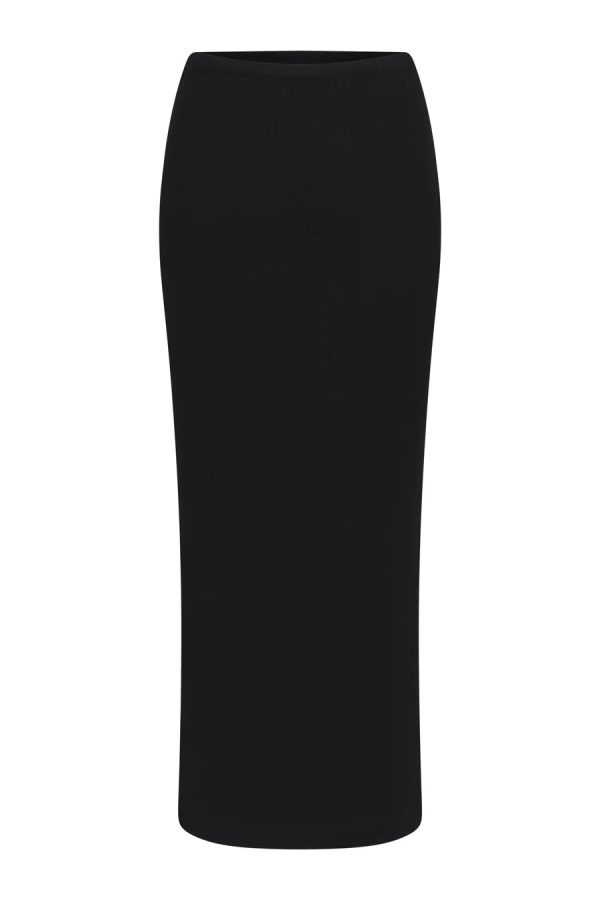 Emma Skirt in Black Hot on Sale