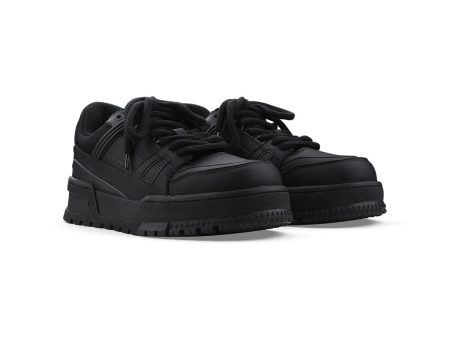 Black Lace-Up Sneakers Online