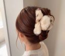 Furry Hair Claw Clip Online now