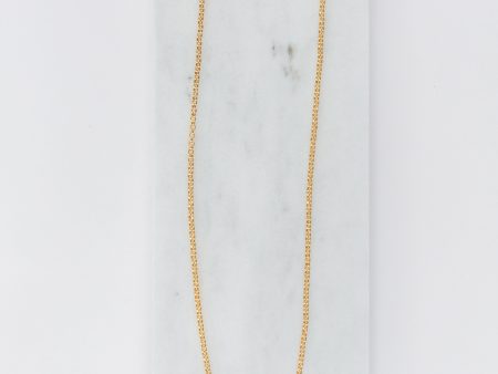 Long Skinny Gold Brass Chain Online Sale