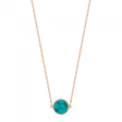 Mini Ever Turquoise Disc Necklace Fashion