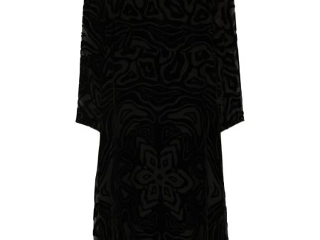 Helena Midi Dress in Noir Hot on Sale