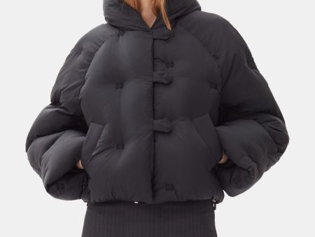 Ganni - Nylon tech Puffer Short Jacket Fashion