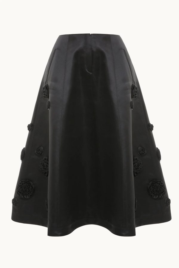 Maude Skirt in Black Online Sale