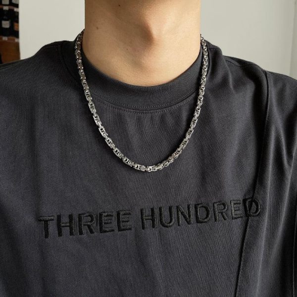 Punk Thick Chain Necklace on Sale