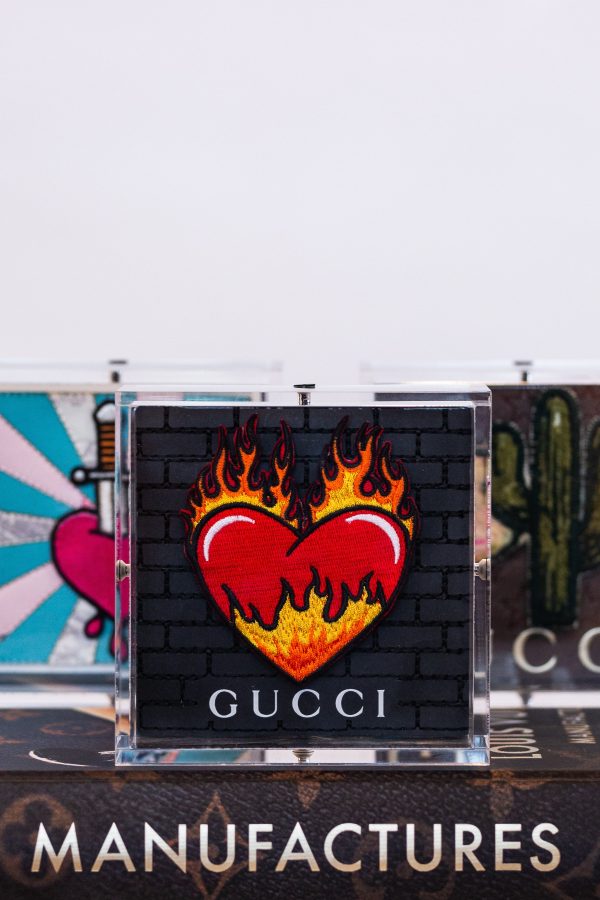 Petite Black Gucci Heart on Fire (SWP3) Supply