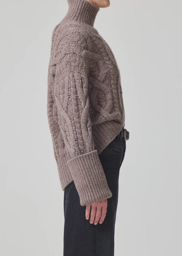 Citizens of Humanity - Zolan aran turtleneck wheat Online Sale