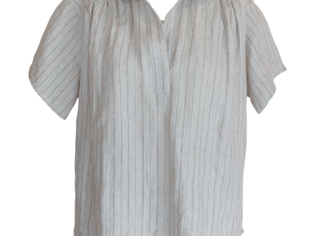 Addie Top - Neutral Stripe Cheap