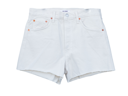 90s Low Slung Short - Vintage White For Cheap