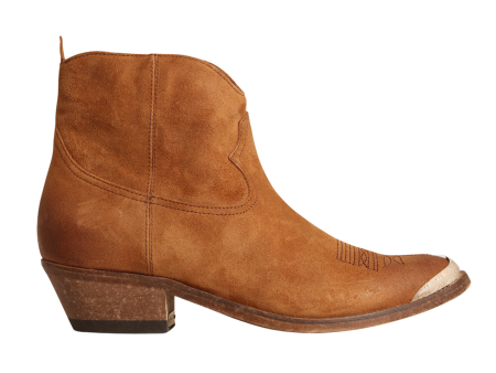 Young Suede Bootie - Cognac Online