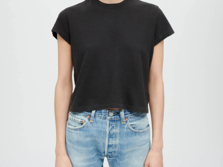 1950s Boxy Tee - Washed Black Sale