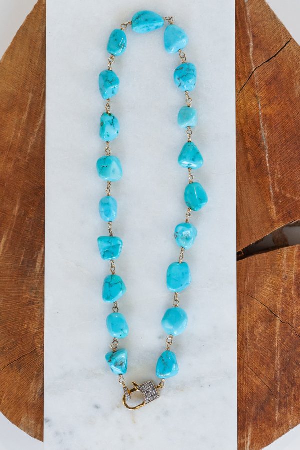 Turquoise Necklace (y9819b) Sale