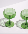 Wave Coupe - Set of 2 - Green Online Sale