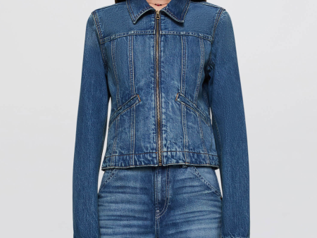 Slim Zip Jacket - Crafted Indigo Fashion