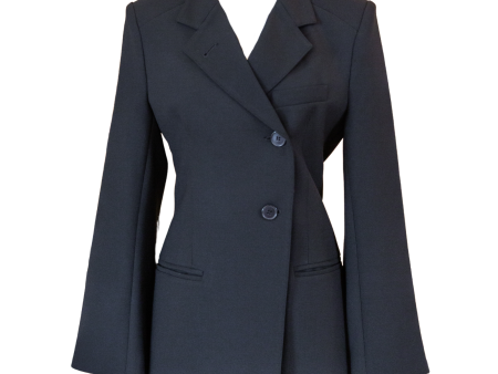 20th Anniversary Asymmetrical Blazer - Black Pique Sale