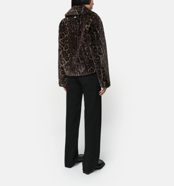 Dahlia Leopard Biker - Dark Leopard For Cheap